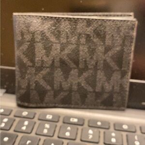 Michael Kors Monogram Black Card Holder